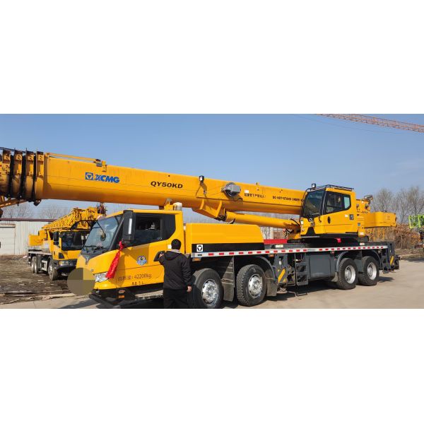 USED XCMG 50 ton mobile crane Hydraulic Crane Lifting Equipment 2021 Heavy Lifting crane