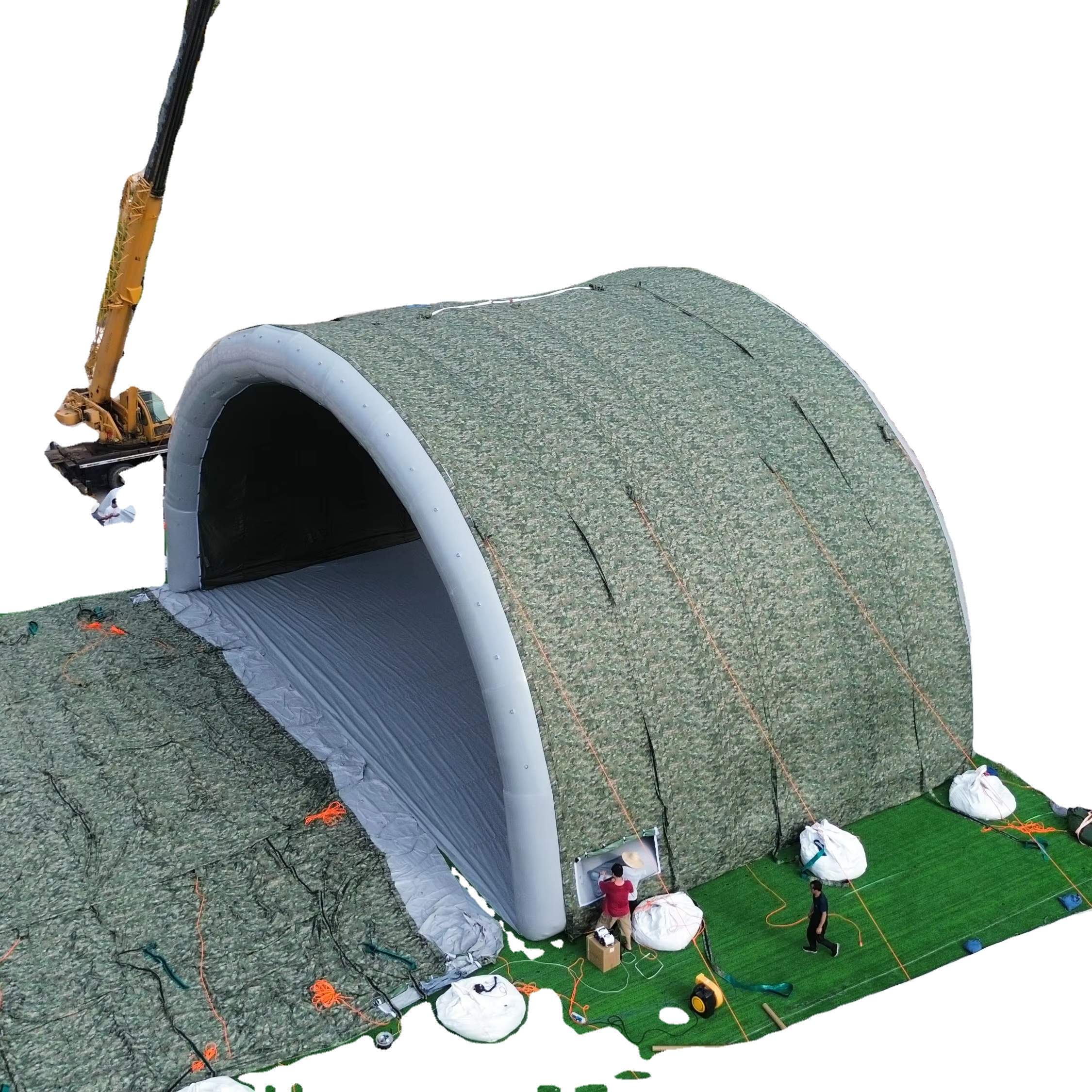 Inflatable Hangar Shelter Giant Tent Custom Large Span Aircraft Shelter Heavy Duty PVC Event Tents Warehouse Storage