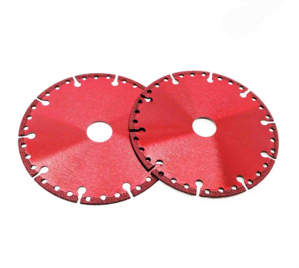 vacuum brazes metal cutting diamond saw with universal cutting purpose, rescue purpose diamond circular blade