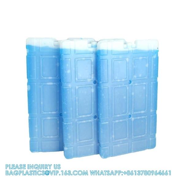 Food Grade PE Plastic Cooling Eutectic Plate In Cooler Box For Medical Vaccine Blood Cold