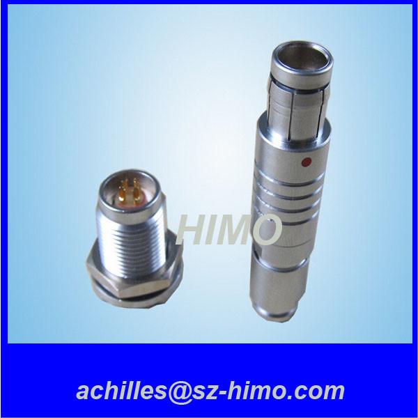 high quality 10 pin self-locking ODU chassis mount connector for inspection equipment