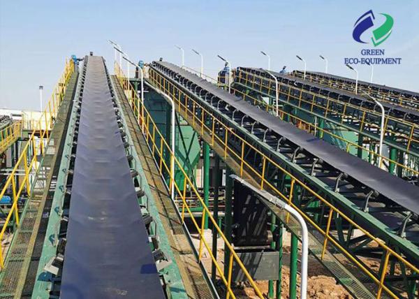 Stainless Steel Sand Belt Conveyor Machine Heat Resistant 5-150m Length