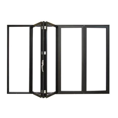 Residential Bi-Folding Doors Aluminium Frame With Triplex Glass Option And 70mm Width