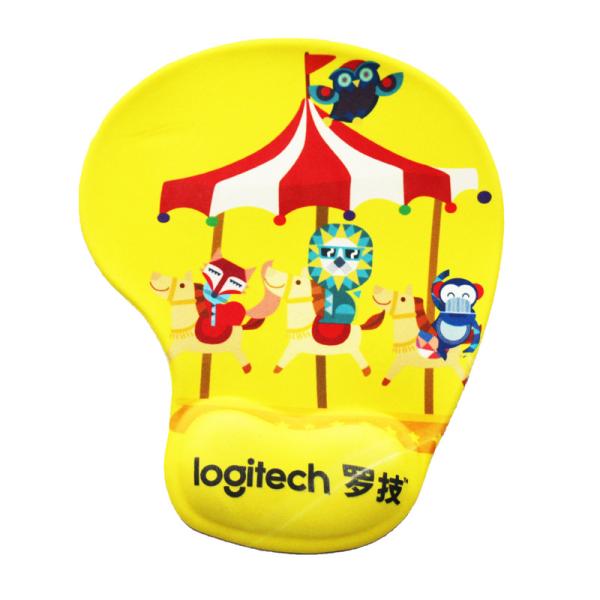 WMP-057 Non Slip Funny Cartoon Gel Wrist Rest Custom Mouse Pads