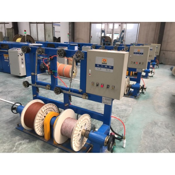 FC-500 Double Twist Bunching Machine 0.15mm -1.04mm Copper Wire Active Pay Off