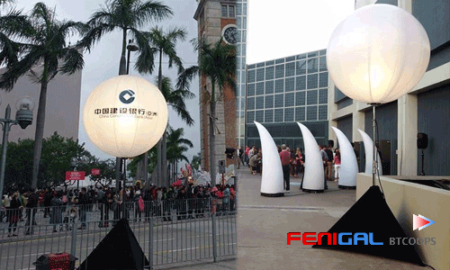 Надувный светодиодный световой шарик мощностью 800 Вт со штативом: мощная наружная реклама