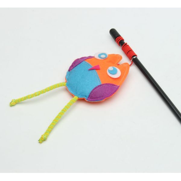 2018 cheap cotton teaser for cat toy set cheap cat teaser