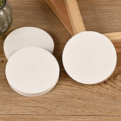 90mm Custom Disposable Cup Lid Thickening Circular Cross Flat Coffee Cup Cover