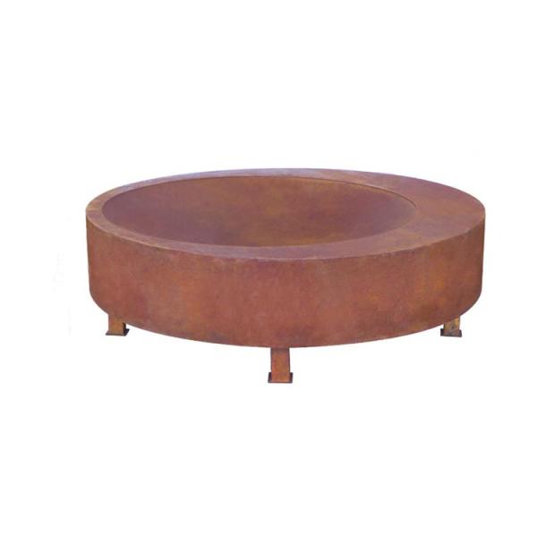 Wood Burning Large Weathering Steel Fire Pit Outdoor Fire Bowl 600mm-1500mm