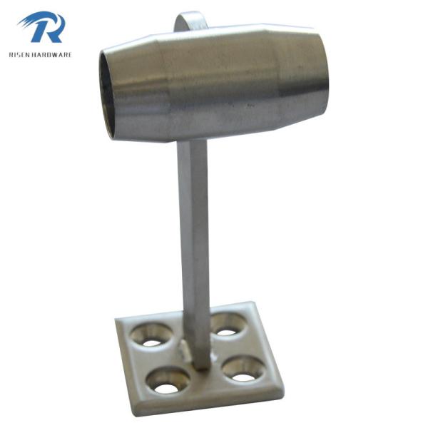 stainless steel handrail fitting rail to wall connector HFRS003, finishing satin mirror