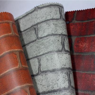 60cm*10m Design de tijolos de rolamento Pvc adesivos de parede impermeável Instalação fácil