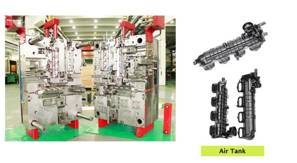 Professional Plastic Injection Moulding Services Automotive Air Tank with AHP oil cylinder