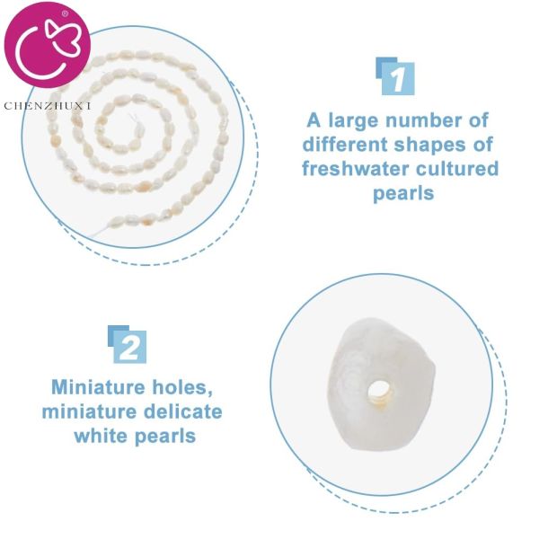 Freshwater Pearl Beads Bracelet Necklace Accessories Bulk Loose Beads Irregular