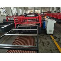 0.3 - 0,8 mm Máquina de moldagem pré-pintada de aço alumínio zinco telhado de metal folha ondulada rolando máquina
