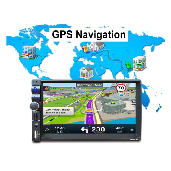 1080P Full Format Single Din MP5 Player SD Card Mp5 Touch Screen Radio 2 Way
