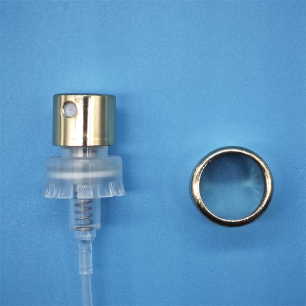 0,1 ml/t 15 mm 16,3 mm Vaporisateur cosmétique à sertir en aluminium argenté Pompe de pulvérisation fine pour parfum