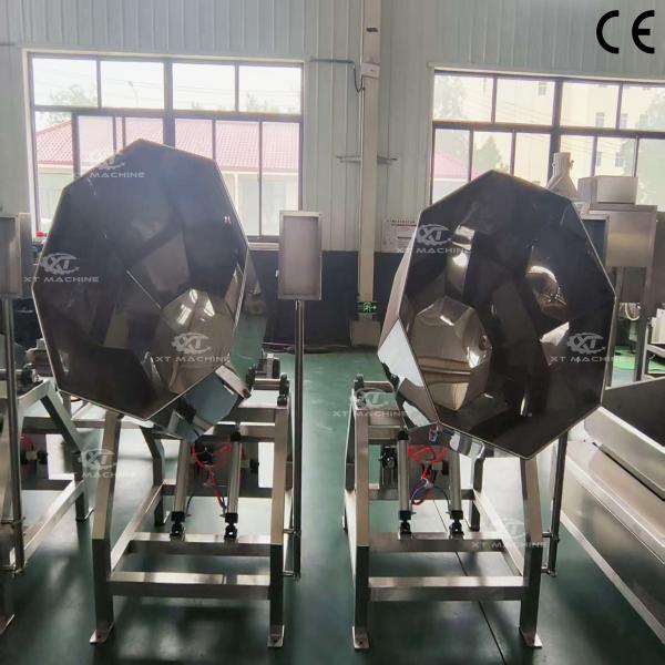 Octagonal Snack Seasoning Machine 500kg/h S304 Stainless Steel
