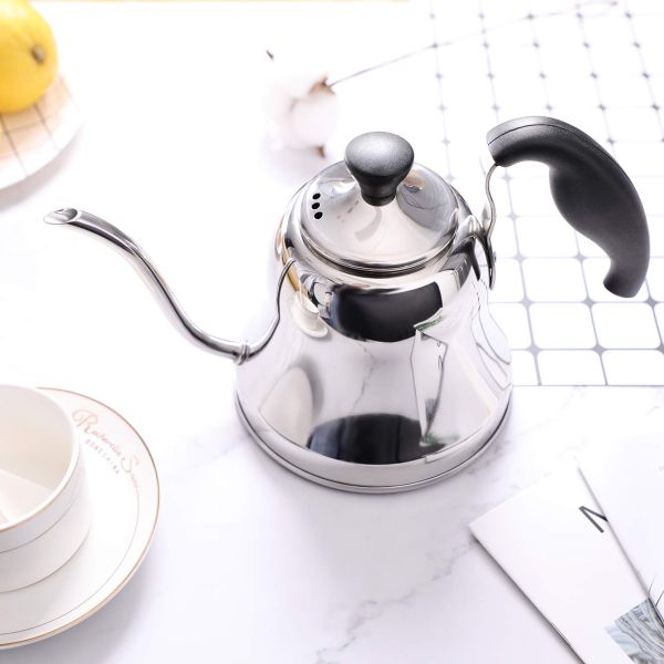 Professional Stainless Steel Coffee Pot Gooseneck Kettle Stovetop For Pouring Over