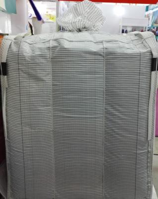 O armazenamento de maioria grande condutor aterrado do saco dos PP FIBC ensaca 2205lbs branco