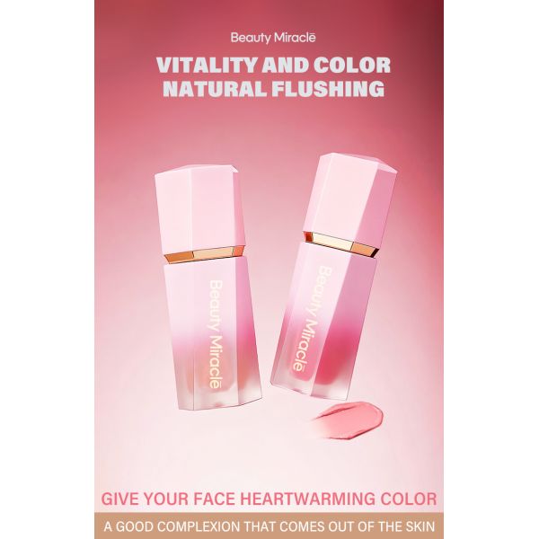Wholesale Logo Free Multi Functional Cosmetics Makeup Moisturizing Matte Liquid Blush