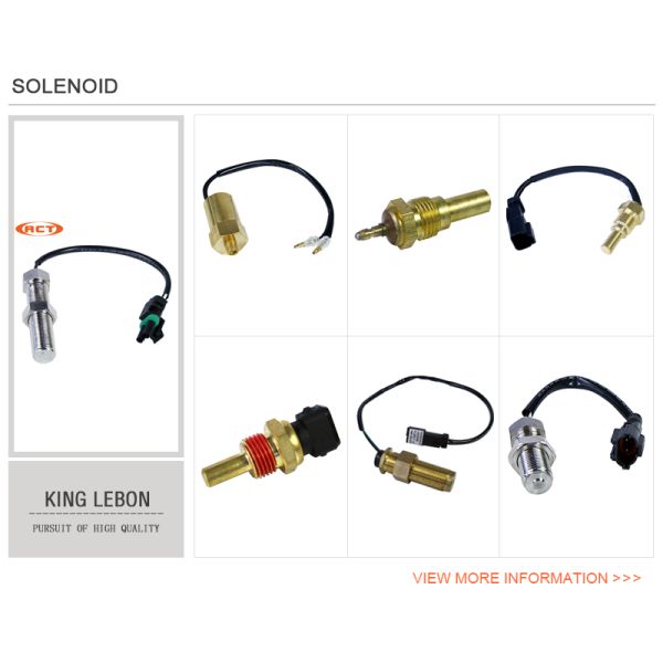 4HK1 / 6HK1 Excavator Spare Parts Camshaft Sensor Aluminum Material ODM / OEM