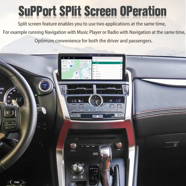 Викнав Car Video интерфейс Для LEXUS NX 2017-2020 Android Auto Carplay интерфейс с сенсорной панелью экрана и 360 AHD