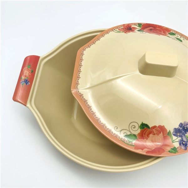 Shatterproof Porcelain White Ceramic Bowls Set With Lids