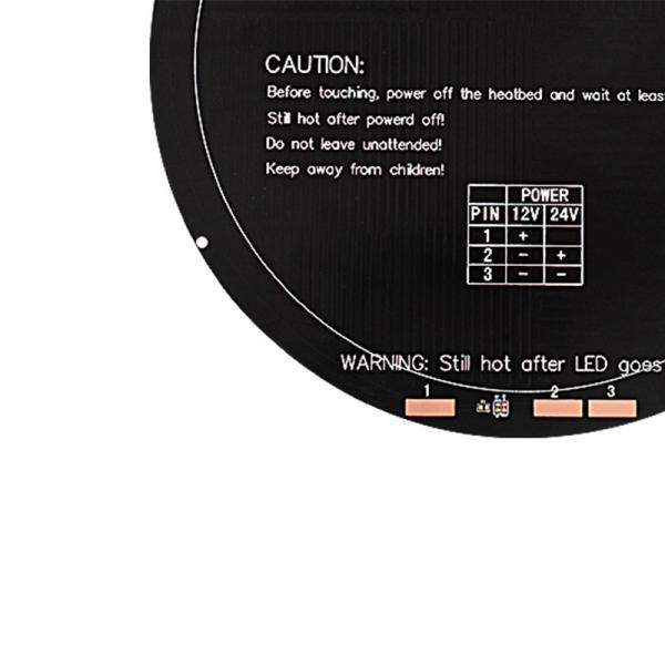 Aluminum Substrate MK3 Hot Bed 240mm Round Hotbed 240mm*3mm
