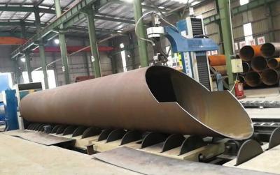Espessura grande do corte de máquina do corte do perfil da tubulação do CNC do diâmetro até 1250mm