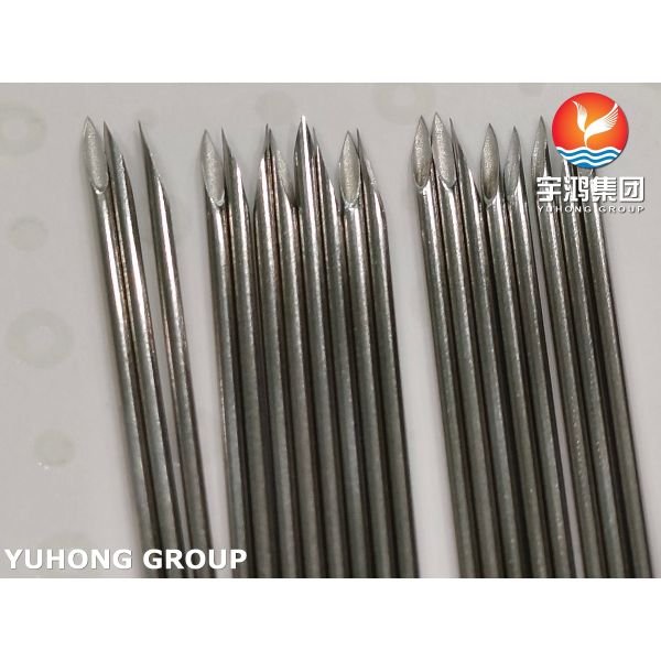 Stainless Steel Medical Tri-bevelled Veterinary Needle Tube / Cannula For Injection 16G
