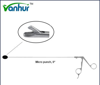 Phi Reusable Lumbar Transforaminal Spine Endoscopy Instruments 0 Deg Micro Punch Forceps