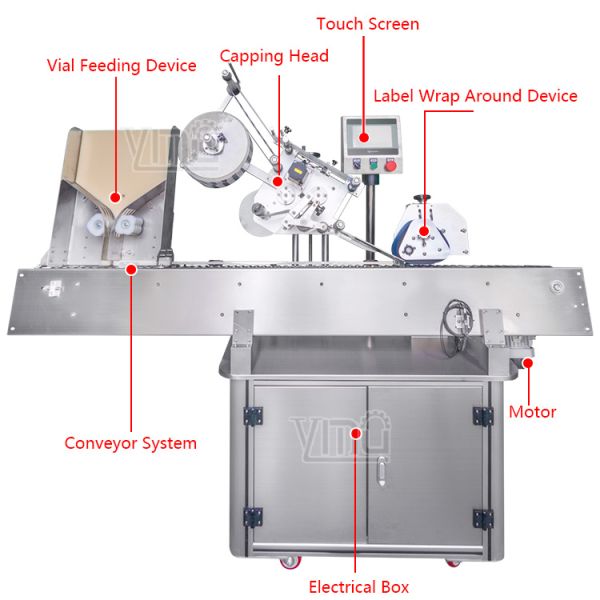 Шаровая ручка, помада для губ, ампула, трубка для сбора крови, автоматическая маркировка YIMU YM215