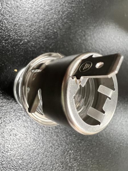 Metal Lamp Socket Retainer Clips – Precision Stamped Stainless Steel Lamp Holders for Automotive or Industrial Lighting Fixtures