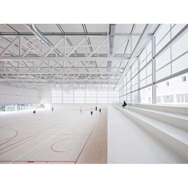 Salón de deportes / Gimnasio de baloncesto / Fútbol Estadio de acero con marco de construcción Edificio del salón
