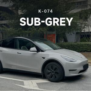 Sub Grey TPU Color Paint Protection Film Custom Car Wrap 7.5mil K-074