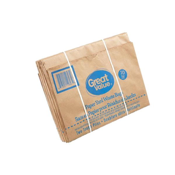 Open Mouth Multiwall Kraft Paper Bags , Degradable Garbage Bag Folding Packaging