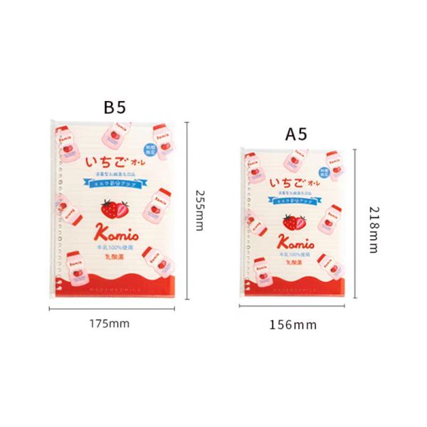 A5 A6 PU Leather Loose-Leaf Book Loose Pages Textbook Notebook