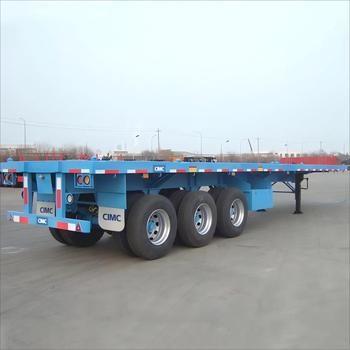 Heavy-Duty Fatbed Semi Trailer For Sale In Africa: Designed For Stable And Efficient Transportation Of Oversized Loads