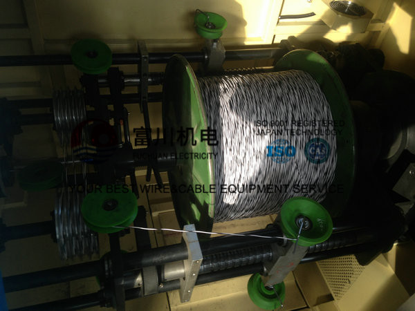 Silver Jacketed Wire Bunching Machine 18.5Kw Touch Screen Operation Equipment