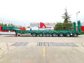 Customizable Steel Multi Axis CIMC Lowbed Semi-Trailer Truck Trailers