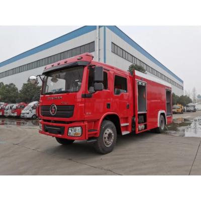 Shacman L3000 4X2 10000L Water Tank Fire Truck , Carbon Steel Foam Fire Truck