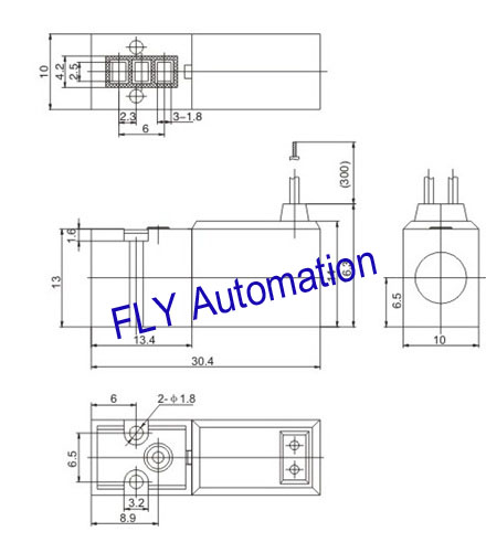 MAV10-23-1-12VDC 24V миниые 3/двухсторонние пневматические клапаны соленоида