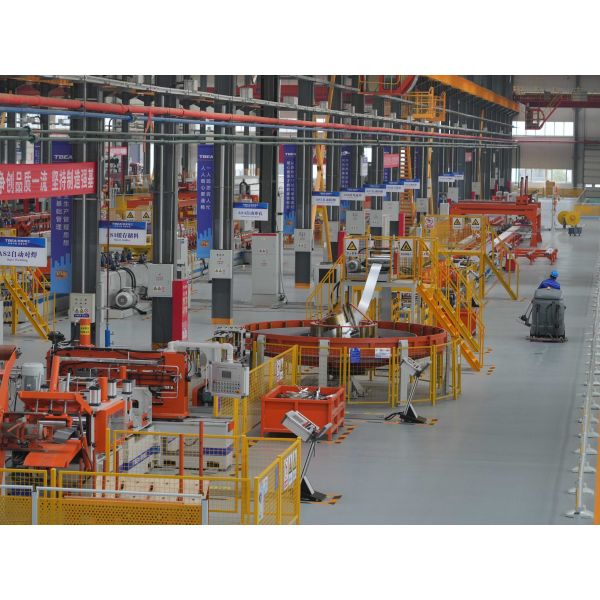 PLC制御の自動鋼板ロール形成機械