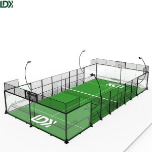 Professional Panoramic Glass Padel Court Outdoor Court System