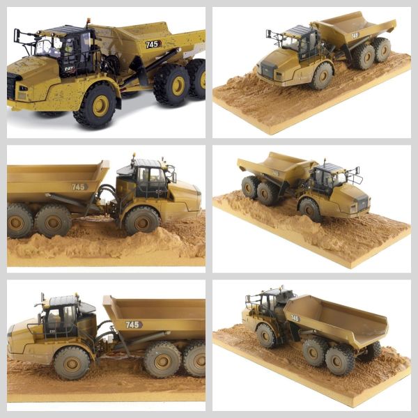 Camion articulé à l'échelle de DM 1:50 Camion déchargeur climatisé modèle 85704