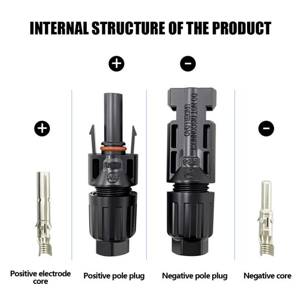 Solar Adapter PV Extension Cables With Male Female Connector , 4mm Solar PV Cable