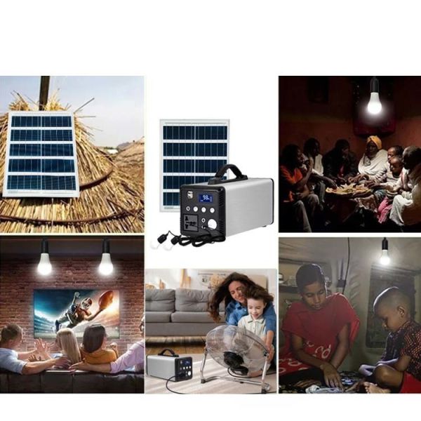 360WH Portable Solar Charging Station For Outdoor Emergency Power Supply