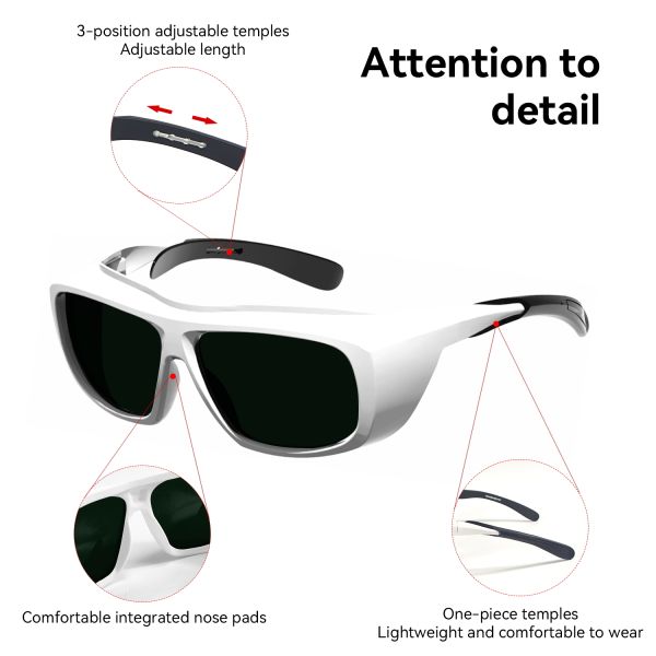 LASER SAFETI GLASSES laser protection glasses for laser laser protective glasses 190-690nm 266nm 532nm 632nm Uv Ultraviolet blue Laser Green Laser Laser safety glasses co2 laser protection glasses