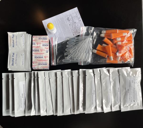 Whole Blood Neutralizing Antibodies Test Kit Colloidal Gold Immunochromatography Assay