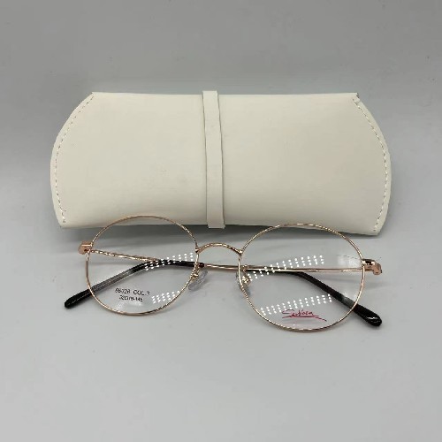 Soft Leather Multicolor Reading Glasses Case Durable With Strap 17*7.2 *1CM